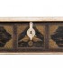 BAUL XL 150 X 45 X 45 LACRES MADERA DECAPADA BLANCO APLIQUES METAL