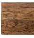 Mesa de centro cuadrada madera reciclada pino color nogal 5