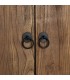 Aparador de madera reciclada nogal seis puertas y cuatro cajones 6