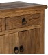 Aparador de madera reciclada nogal seis puertas y cuatro cajones 8