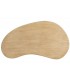Mesa de centro de madera maciza de olmo natural estilo boho 5