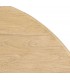 Mesa de centro de madera maciza de olmo natural estilo boho 4