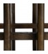 Consola de entrada de madera mango con mármol estilo moderno 4