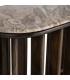 Consola de entrada de madera mango con mármol estilo moderno 8