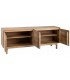 Aparador madera mango de cuatro puertas estilo boho natural 2