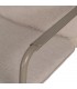 Set exterior sofá 2 plazas sillones mesa acero beige moderno 12