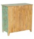 Cómoda madera maciza de mango tallada verde decapada clásico vintage 3