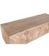 Mueble de televisión flotante madera acacia natural 4 puertas 4
