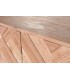 Mueble de televisión flotante madera acacia natural 4 puertas 5