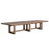 Mesa de comedor XXL madera maciza olmo estilo boho natural