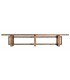 Mesa de comedor XXL madera maciza olmo estilo boho natural 1