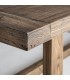 Mesa de comedor XXL madera maciza olmo estilo boho natural 3