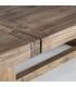 Mesa de comedor XXL madera maciza olmo estilo boho natural 4