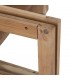 Mueble de televisión madera mango natural cuatro puertas cristal 6