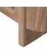 Mueble de televisión madera mango natural cuatro puertas cristal 9