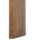 Consola de entrada de madera maciza mango nogal tres cajones 5