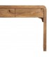 Consola de entrada de madera maciza mango nogal tres cajones 9