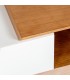 Mueble de TV extensible  madera de roble con cerámica mármol 5