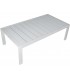 Set de exterior en aluminio color blanco con sofá y sillones 4