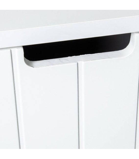 Zapatero madera blanco 3 puertas  abatibles independientes 3