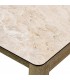 Set de exterior ratán natural con sofá mesa de centro y sillones 3