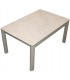 Set de exterior ratán natural con sofá mesa de centro y sillones 5