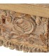 Consola de entrada étnica en madera de mango tallada artesanal 3