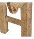 Consola de entrada étnica en madera de mango tallada artesanal 4