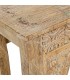 Consola de entrada étnica en madera de mango tallada artesanal 5