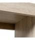 Consola de entrada madera efecto travertino estilo contemporáneo  5