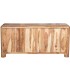 Aparador estilo boho de madera acacia cuatro puertas en nogal 1