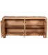 Aparador estilo boho de madera acacia cuatro puertas en nogal 2