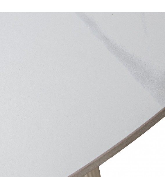 Mesa de comedor redonda cerámica mármol estilo contemporáneo 2