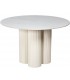 Mesa de comedor redonda cerámica mármol estilo contemporáneo