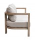 Set de jardín aluminio imitación madera estilo contemporáneo 3