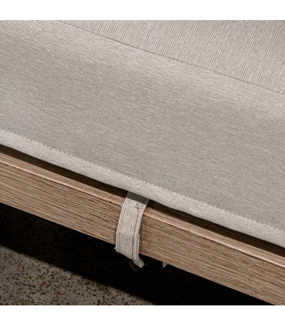 Set de jardín aluminio imitación madera estilo contemporáneo 5