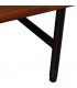 Estantería de madera de mango estilo industrial con dos puertas 7