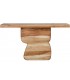 Consola de madera de mango maciza diseño contemporáneo natural 1
