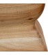 Consola de madera de mango maciza diseño contemporáneo natural 3
