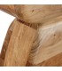 Consola de madera de mango maciza diseño contemporáneo natural 4