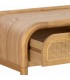 Consola oriental con tres cajones ratán madera natural y metal 5