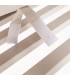 Set jardín de aluminio madera crema sofá sillones mesa moderno 7