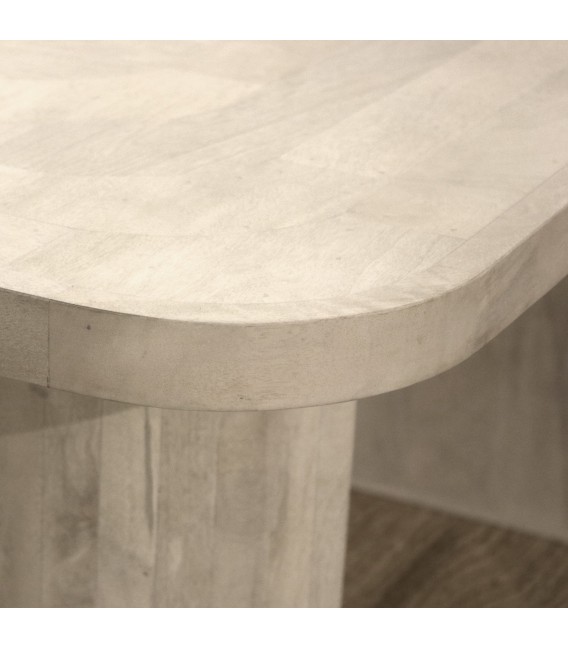 Mesa comedor rectangular XL madera mango natural estilo boho 3