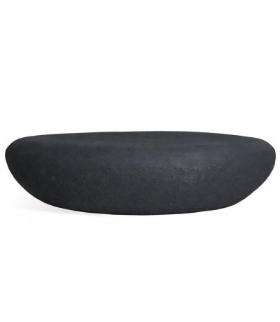 Mesa de centro de hormigón armado en negro estilo industrial 1