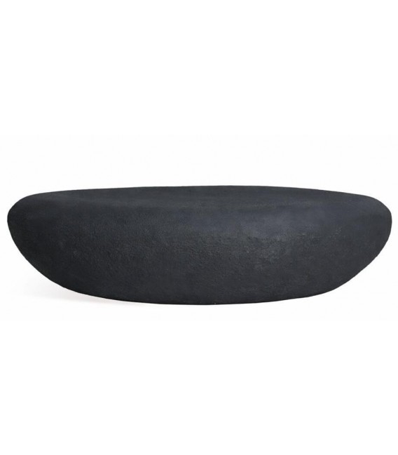 Mesa de centro de hormigón armado en negro estilo industrial 1