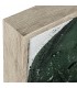 Cuadro abstracto en verde lienzo decorativo moderno elegante 1