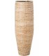 Jarron estilo ibicenco mimbre natural decorativo grande suelo 1