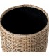 Jarron estilo ibicenco mimbre natural decorativo grande suelo 2