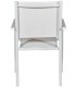 Conjunto de mesa de exterior en aluminio blanco jardin terraza 5
