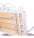 Silla estilo romántico madera y metal blanco estilo shabby chic 5